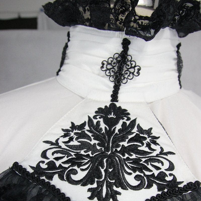 Men's Goth Dress Shirt With Ornamental Jabot - Image 17