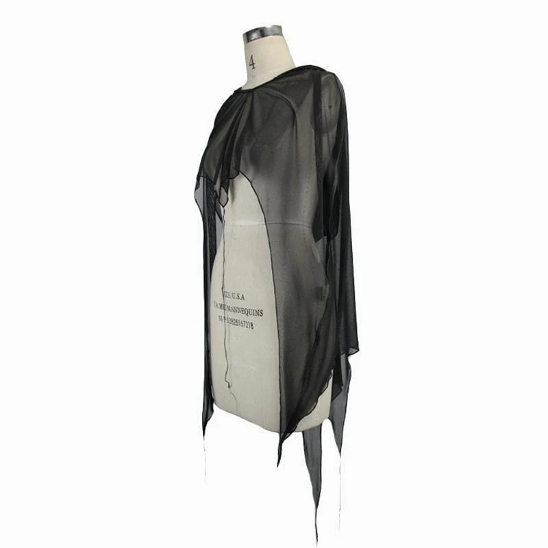 Women's Goth Sheer Cape - Image 5