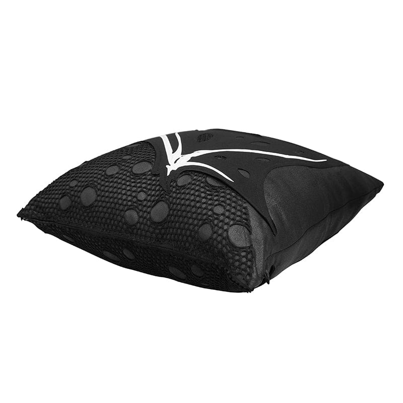 Gothic Ripped Mesh Splice Pillow Case with Pillow Inner - Image 4