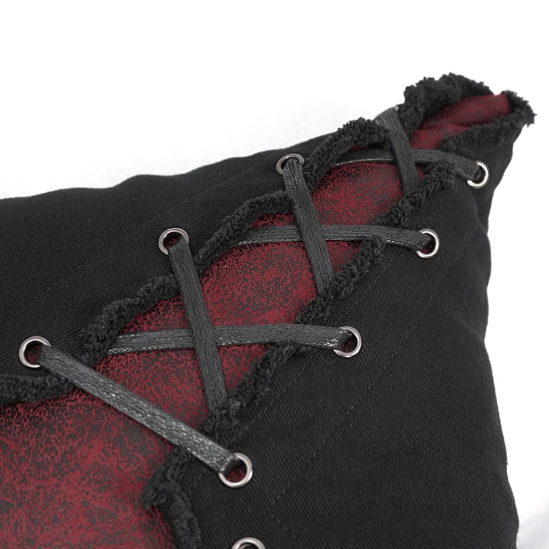 Gothic Strappy Unedged Pillow Case with Pillow Inner - Image 7