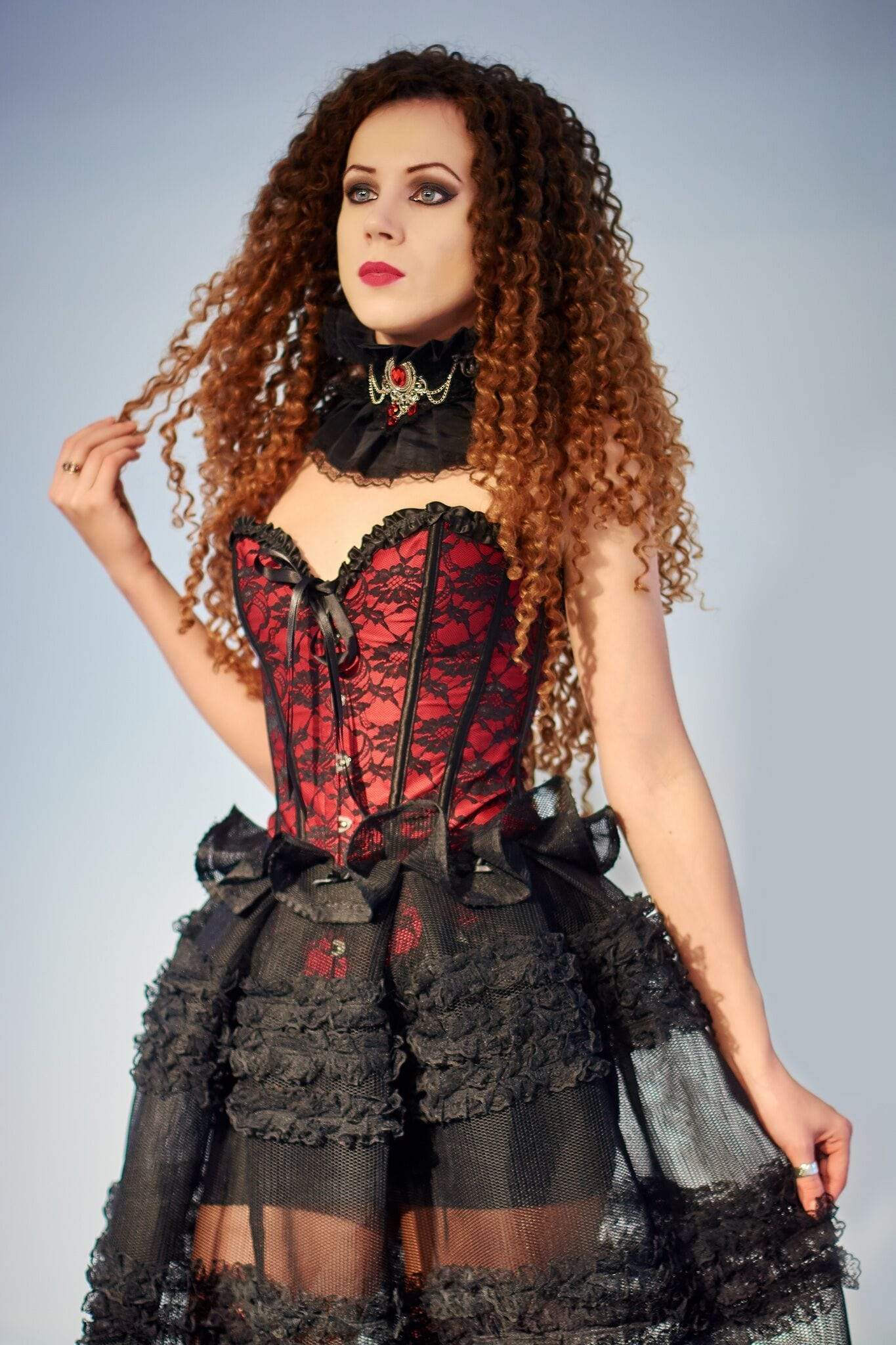 Imilan Women Corset Bustiers Top Plus Size With G String - Image 4