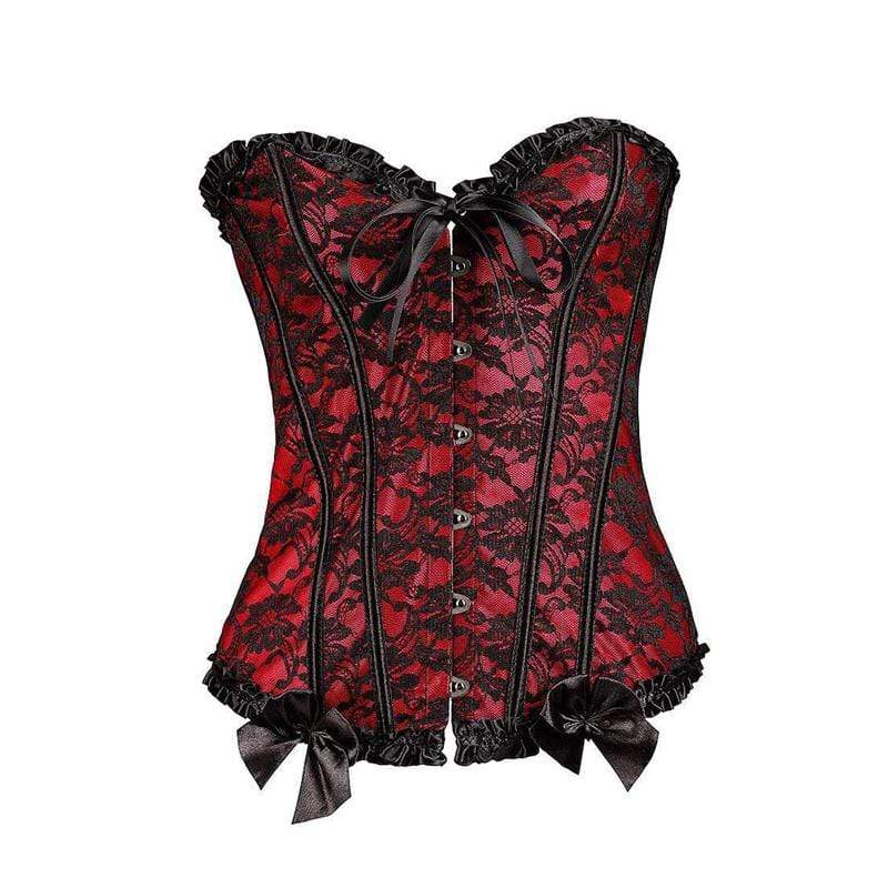 Imilan Women Corset Bustiers Top Plus Size With G String - Image 7