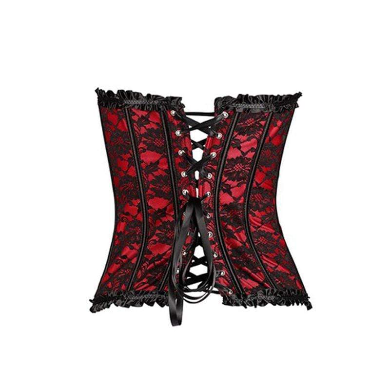 Imilan Women Corset Bustiers Top Plus Size With G String - Image 8