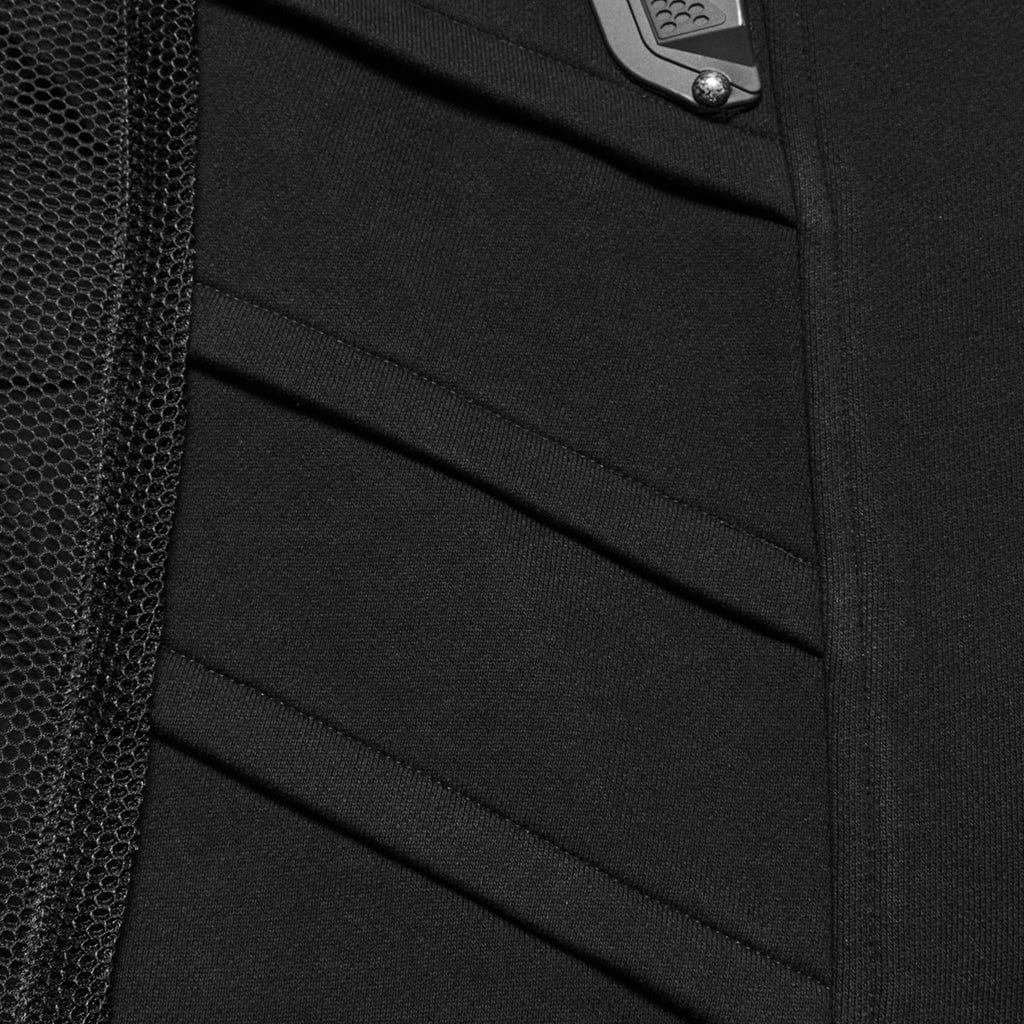 Men's Cyberpunk Bucke-up Zip Waistcoat - Image 8