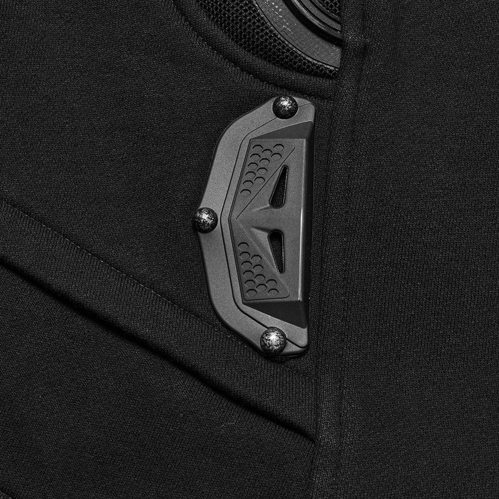 Men's Cyberpunk Bucke-up Zip Waistcoat - Image 9