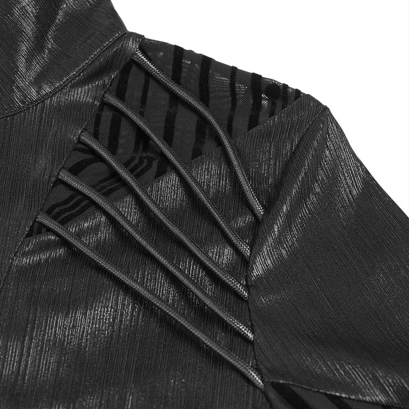 Men's Cyberpunk Circuit Board Printed Shirt - Image 11