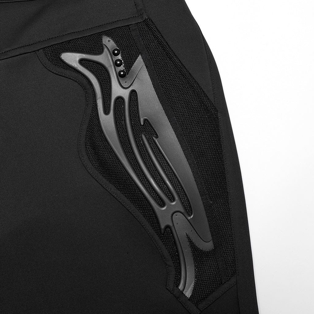 Men's Cyberpunk Patch Studs Pants - Image 6
