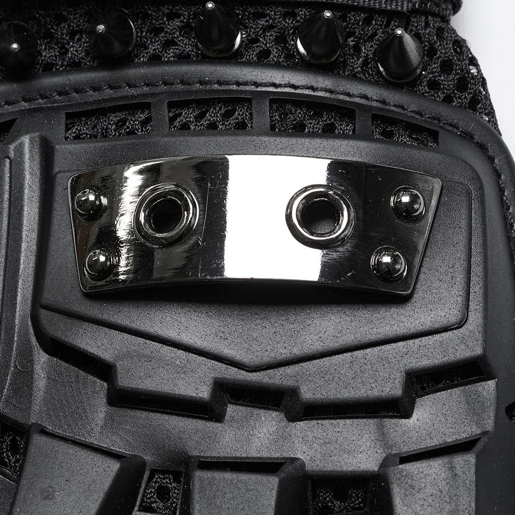 Men's Cyberpunk Spike Mesh Shell Gloves - Image 7