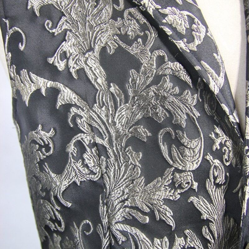 Men's Goth Brocade Waistcoat - Image 8