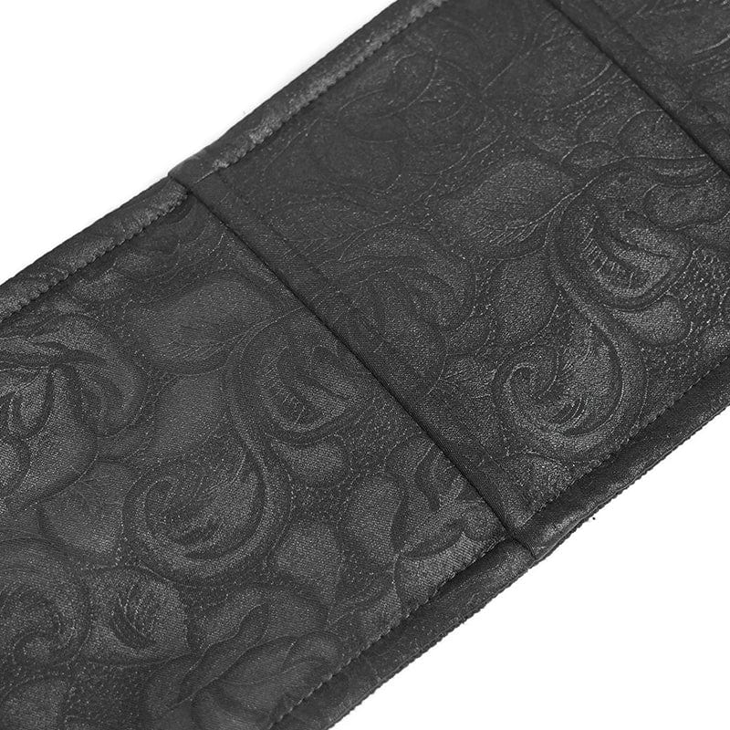 Men's Gothic Bat Embroidered Cross Girdle - Image 11