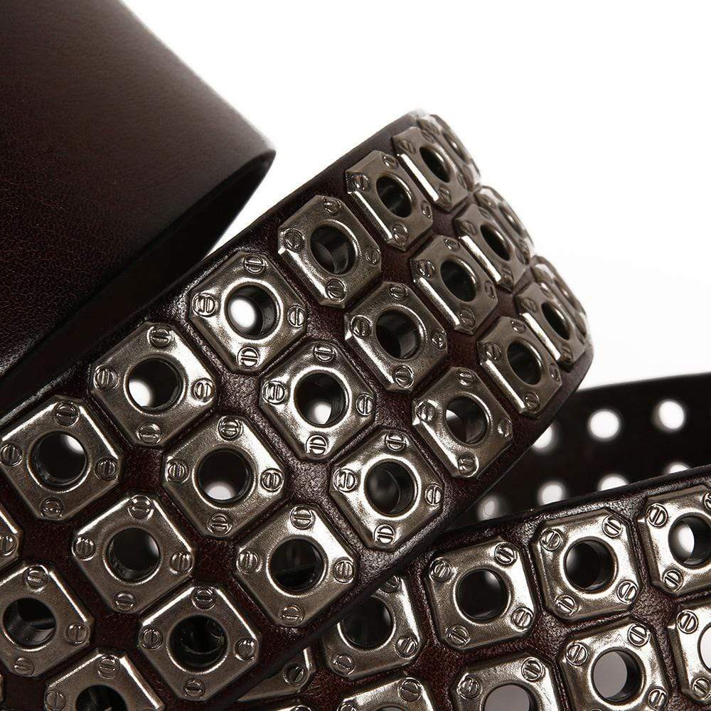 Men's Gothic Belts With Sqaure Rivets - Image 7