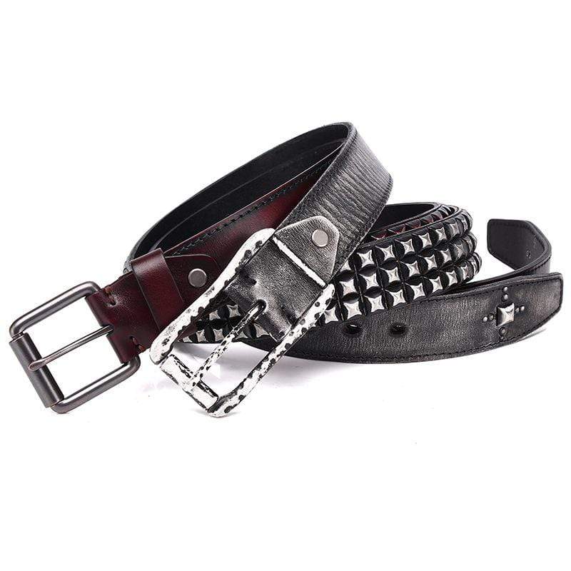 Men's Gothic Diamond Rivets Belts - Image 4