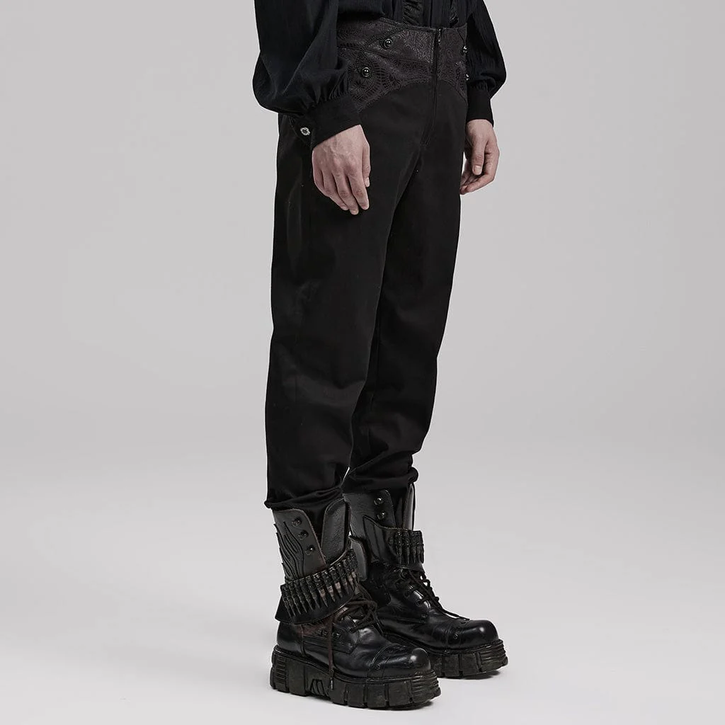 Men's Gothic Front Zip Suit Pants - Image 2