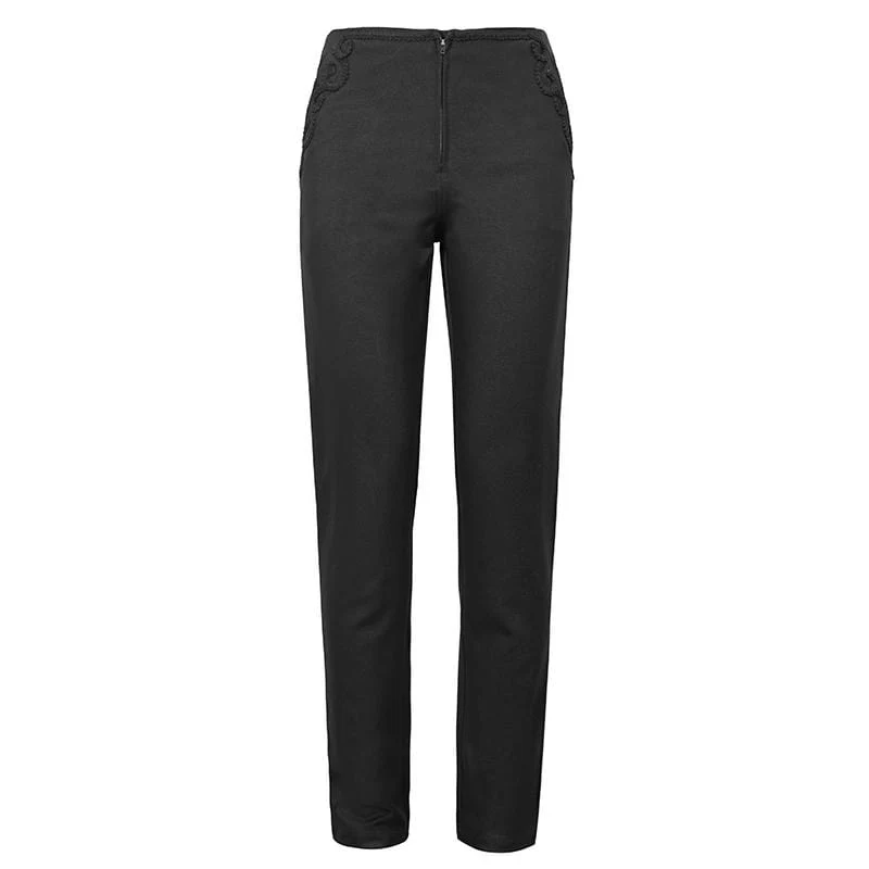 Men's Gothic Front Zip Suit Pants - Image 5