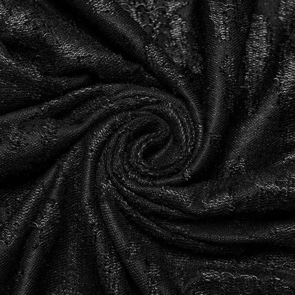 Men's Gothic Grunge Distressed Eyelet Tank Top - Image 6