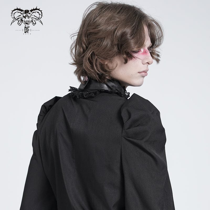 Men's Gothic Irregular Batlike Layered Necktie - Image 5