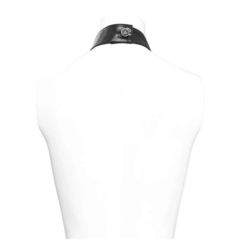 Men's Gothic Irregular Batlike Layered Necktie - Image 9