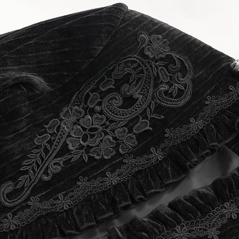 Men's Gothic Lace Swallow-tailed Jacket - Image 10