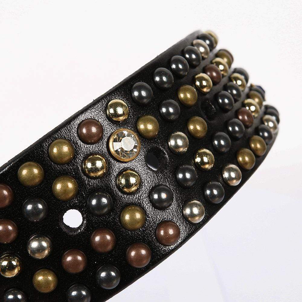 Men's Gothic Multi-colored Rivets Belts - Image 6