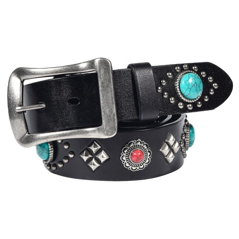 Men's Gothic Rudy Studded Belt - Image 2