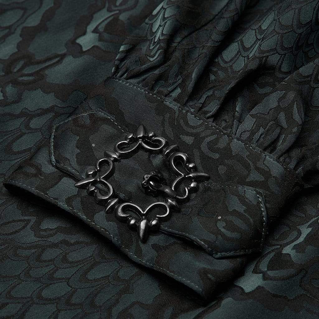 Men's Gothic Snakeskin Strappy Shirts - Image 14