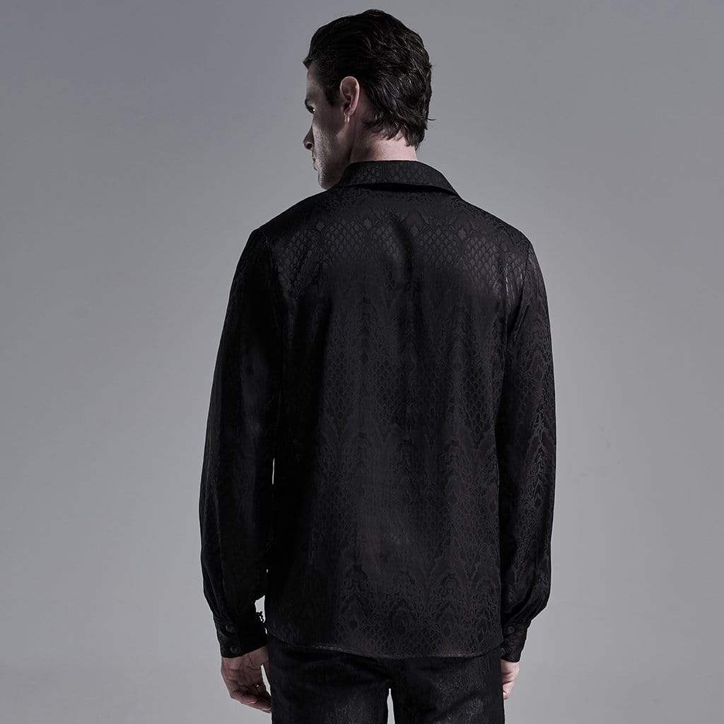Men's Gothic Snakeskin Strappy Shirts - Image 7