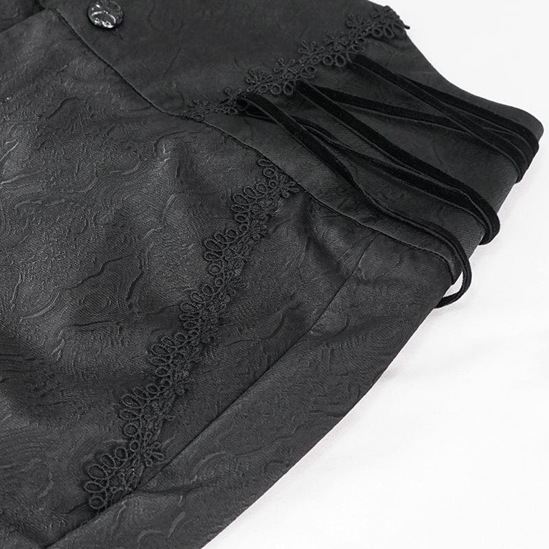 Men's Gothic Strappy High-waisted Pants - Image 10