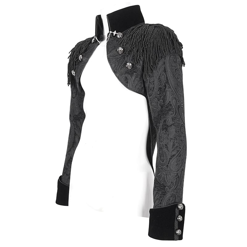 Men's Gothic Tassels Swallow-tailed Jacket - Image 8