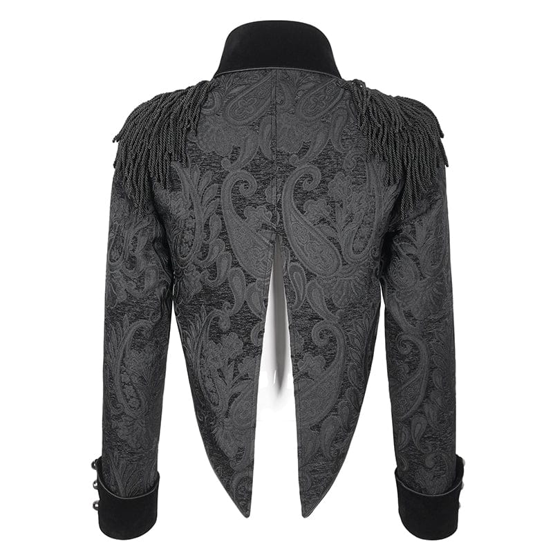 Men's Gothic Tassels Swallow-tailed Jacket - Image 9