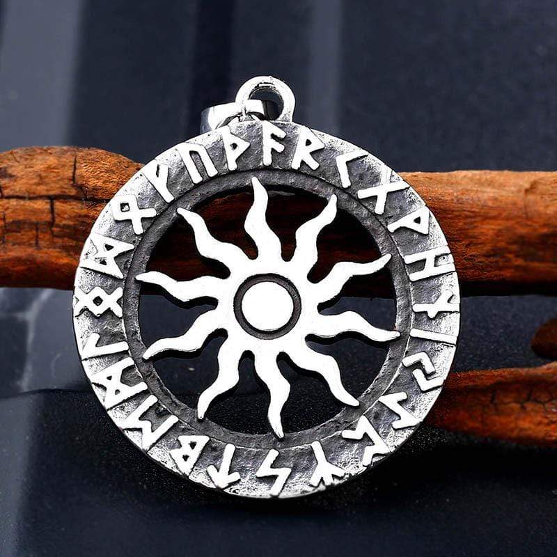 Men's Punk Annulus Letter Necklace - Image 2