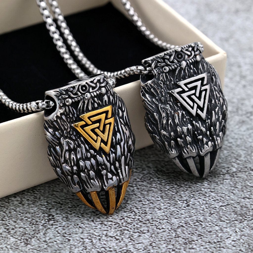 Men's Punk Bear Paw Necklace