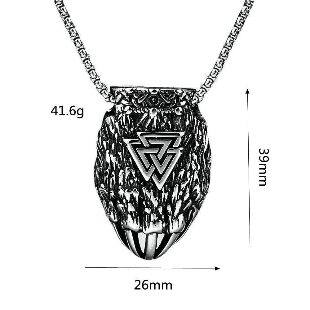 Men's Punk Bear Paw Necklace - Image 5