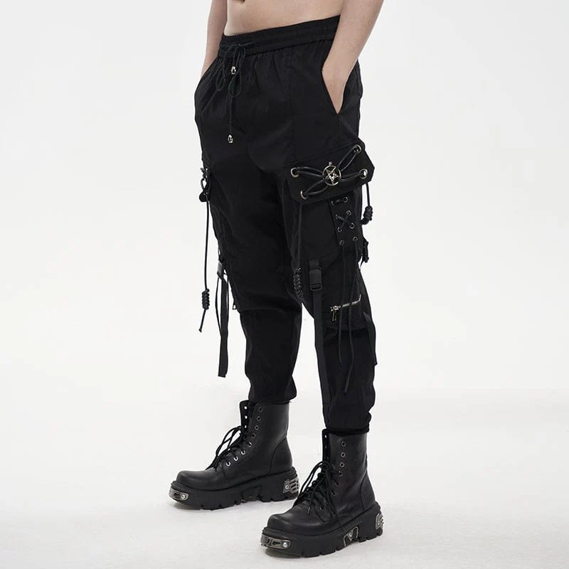 Men's Punk Cargo Pants - Image 2