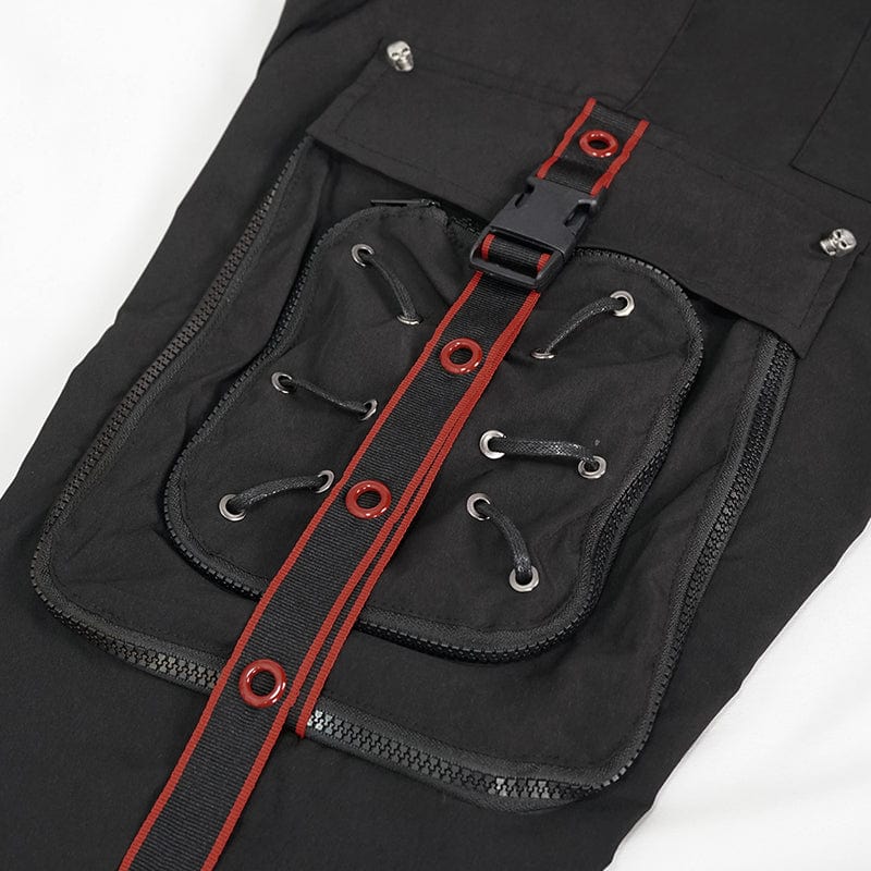 Men's Punk Cargo Pants Joggers - Image 9