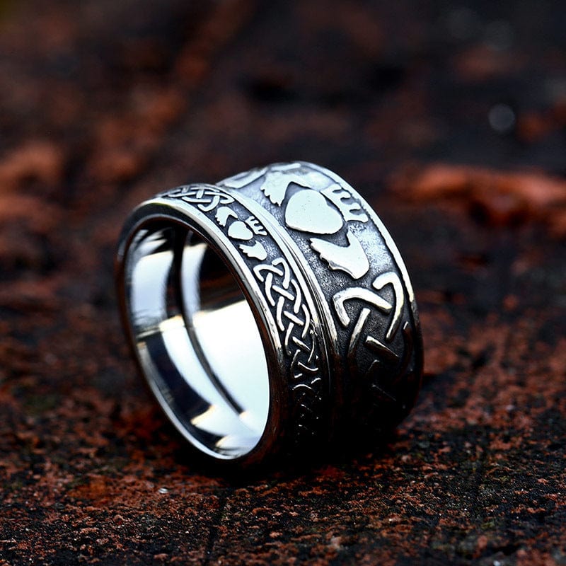 Men's Punk Celtic Knot Ring - Image 2