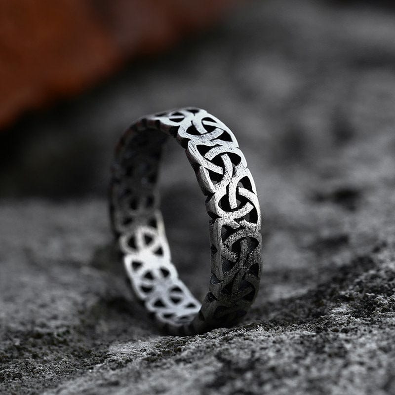 Men's Punk Celtic Knot Ring - Image 5
