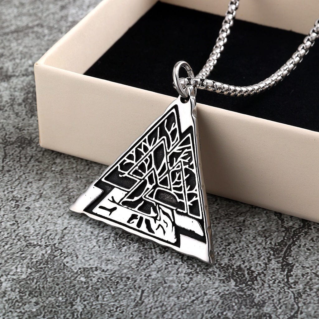 Men's Punk Celtic Tree of Life Necklace - Image 2