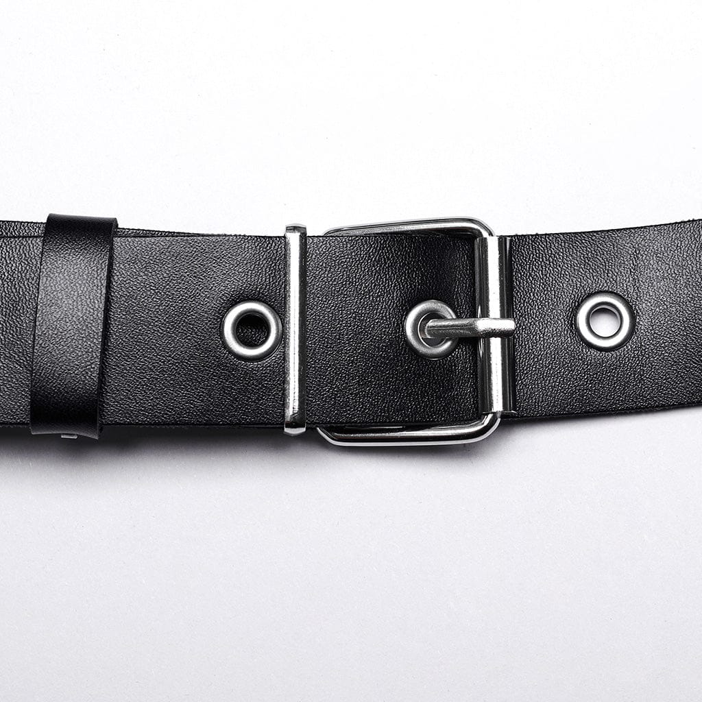 Men's Punk Crossed Faux Leather Harness - Image 8
