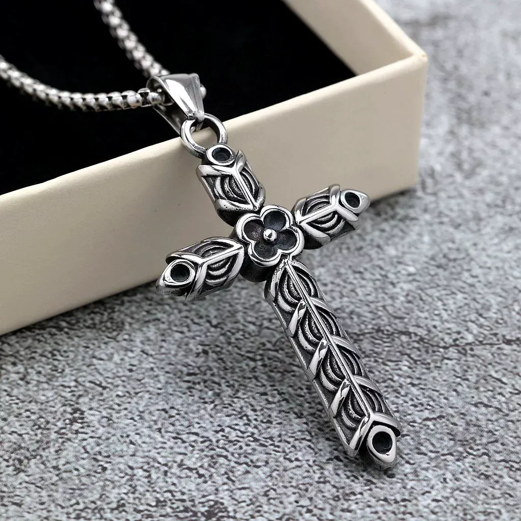 Men's Punk Decorative Pattern Pendant Necklace
