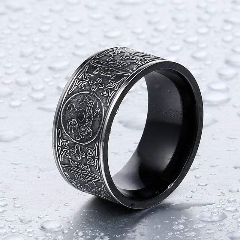 Men's Punk Four God Beast Rings - Image 4