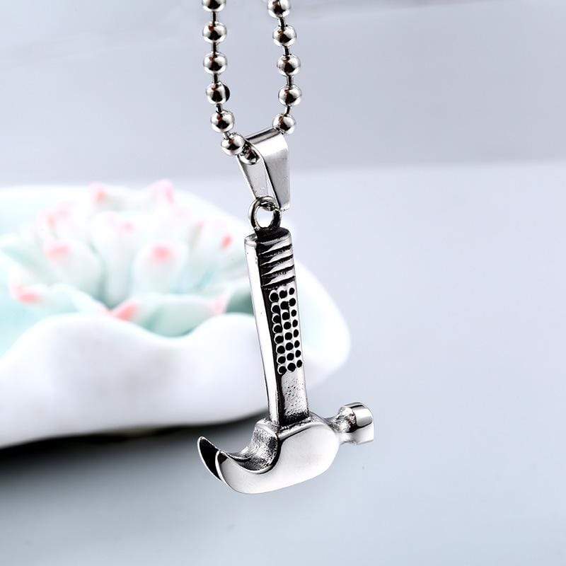 Men's Punk Hammer Necklace - Image 2