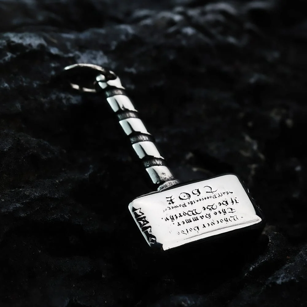 Men's Punk Hammer Pendant Necklace - Image 3