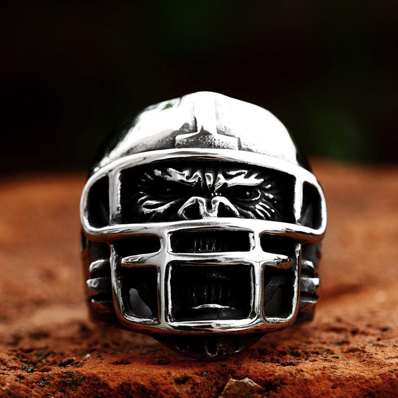 Men's Punk Helmet Gorilla Ring - Image 2