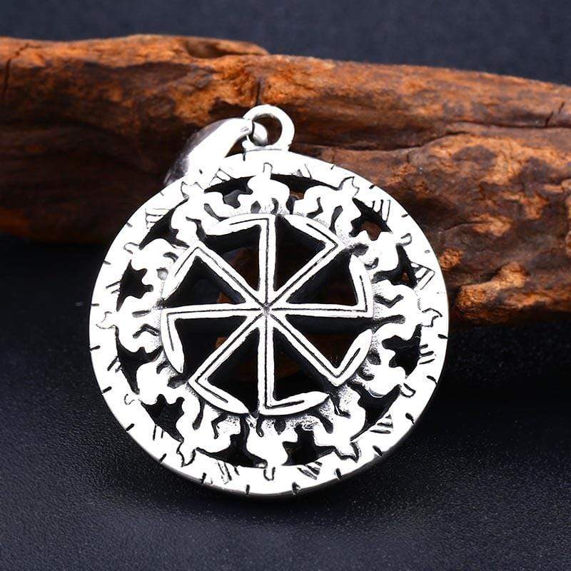 Men's Punk Hollow Flame Necklace - Image 2