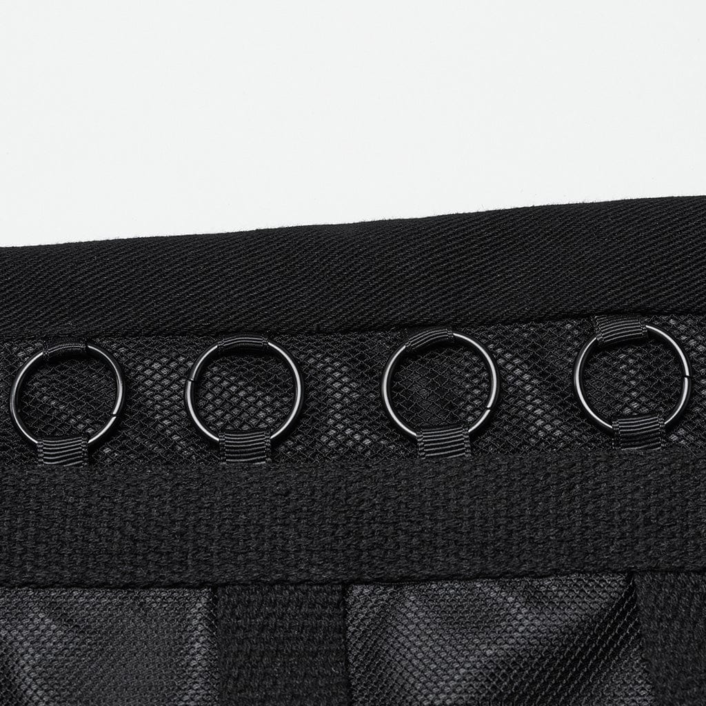 Men's Punk Mesh Rings Skull Pants - Image 7