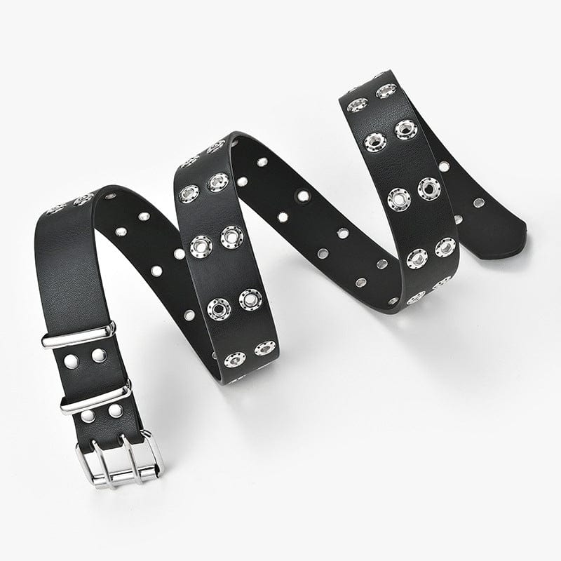 Men's Punk Metal Circle Belt - Image 3