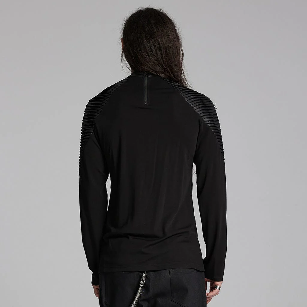 Men's Punk Pleated Loop Shirt - Image 3