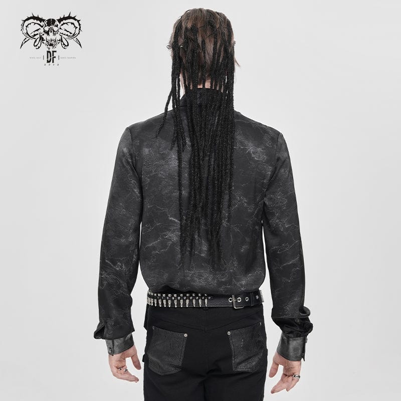 Men's Punk Printed Bullet Shirt - Image 5