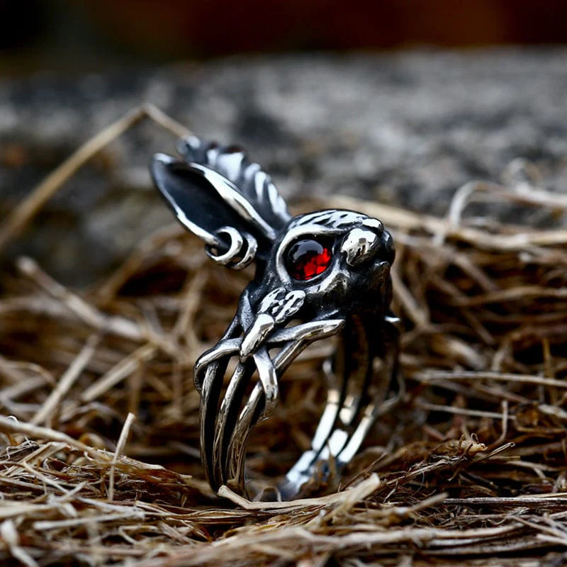 Men's Punk Rabbit Ring - Image 3