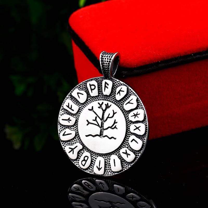 Men's Punk Rune Tree Necklace - Image 2